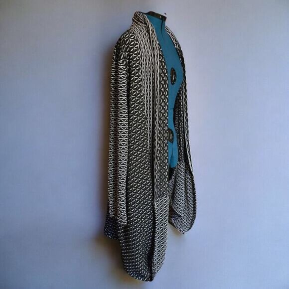 Joseph Ribkoff Geometric Oversized Cardigan - Size 16 - Picture 2 of 6